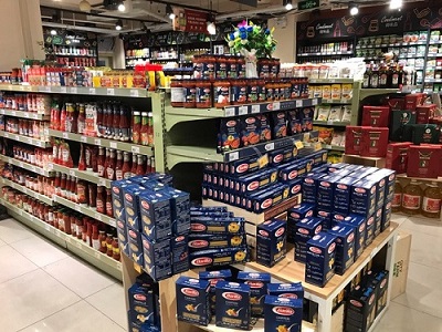 パスタ売り場